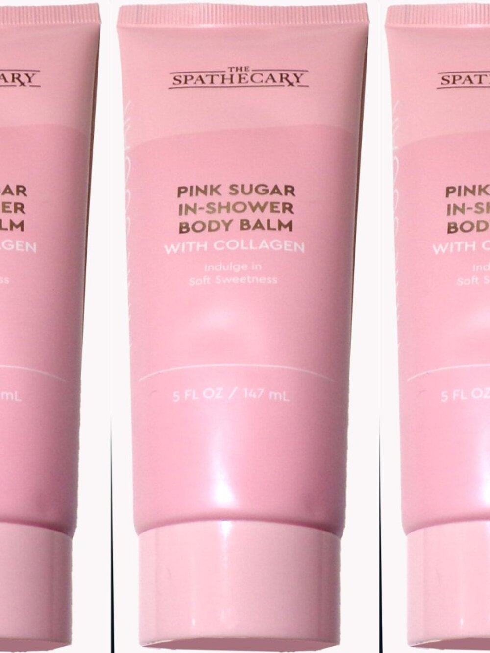 The Spathecary Pink Sugar In-Shower Body Balm with Collagen 5 FL (Set of 3)